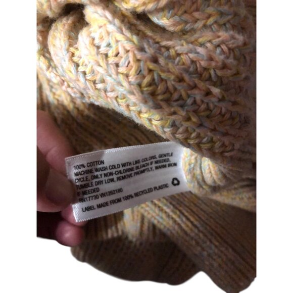 Universal Thread Granny Core CYellow Crewneck Sweater Multi Color Accent Sz XXL - Picture 15 of 15